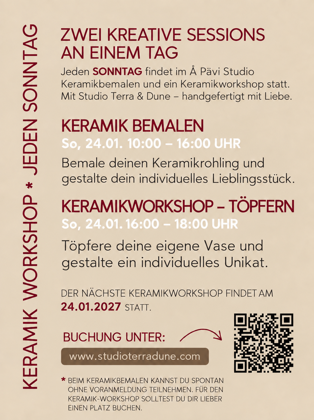Clay Sunday – Keramik gestalten
