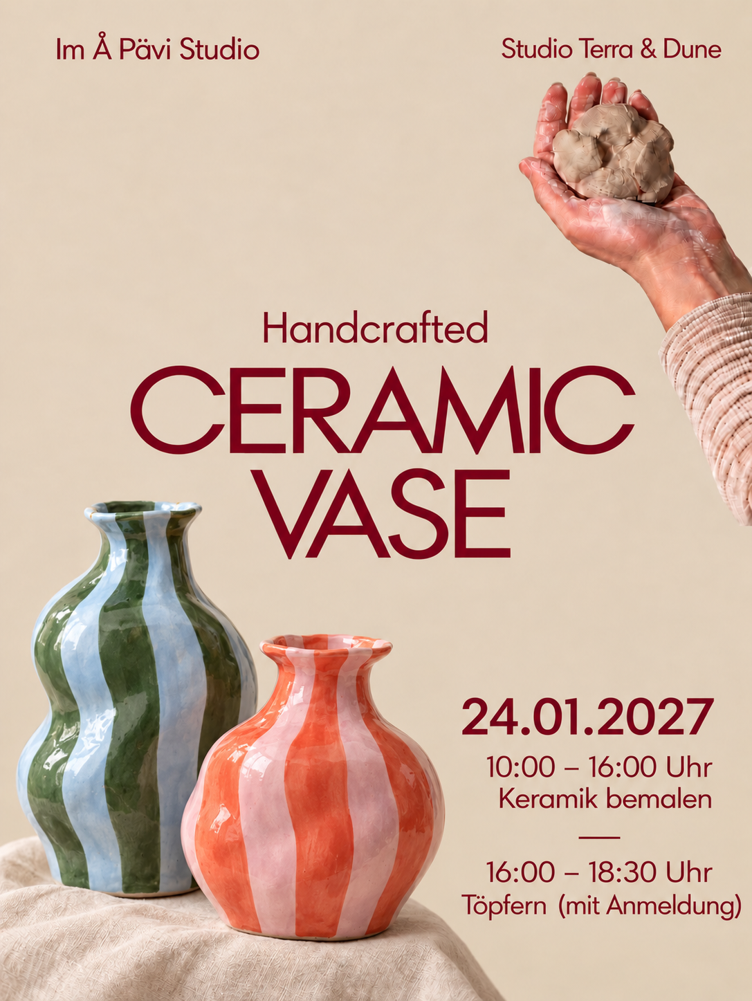 Clay Sunday – Keramik gestalten